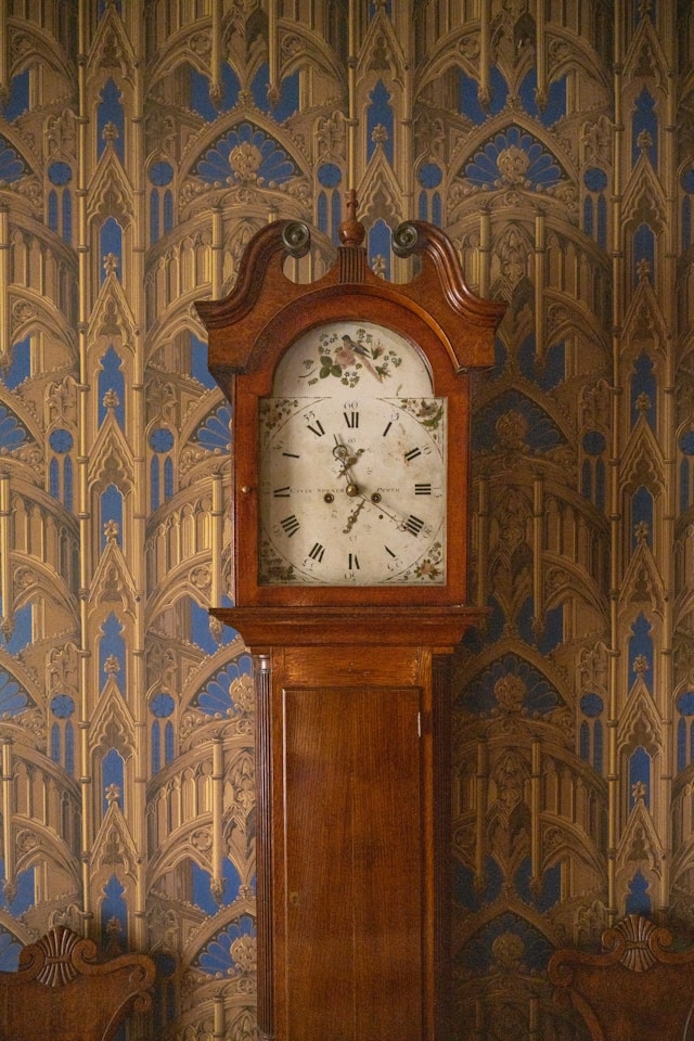 Antique grandfather clock